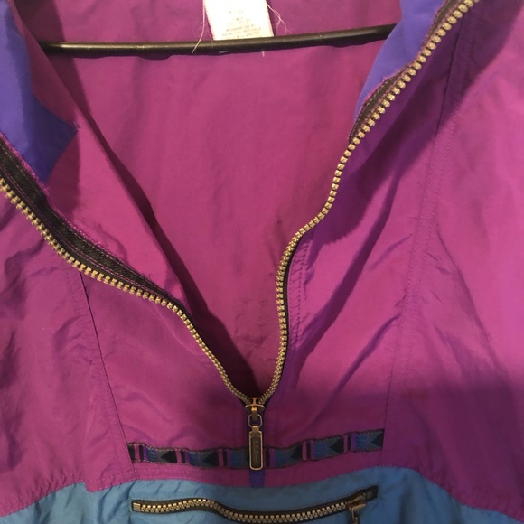 Youth fall rare L.L.Bean VTG Y2k hooded windbreaker pull over jacket - Picture 12 of 12